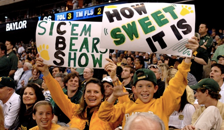Baylor basketball fans
