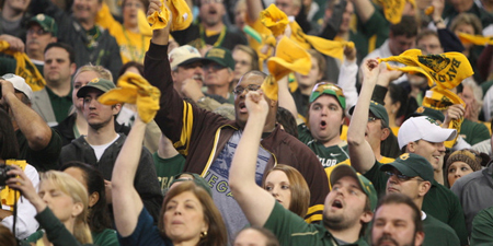 Baylor football crowd
