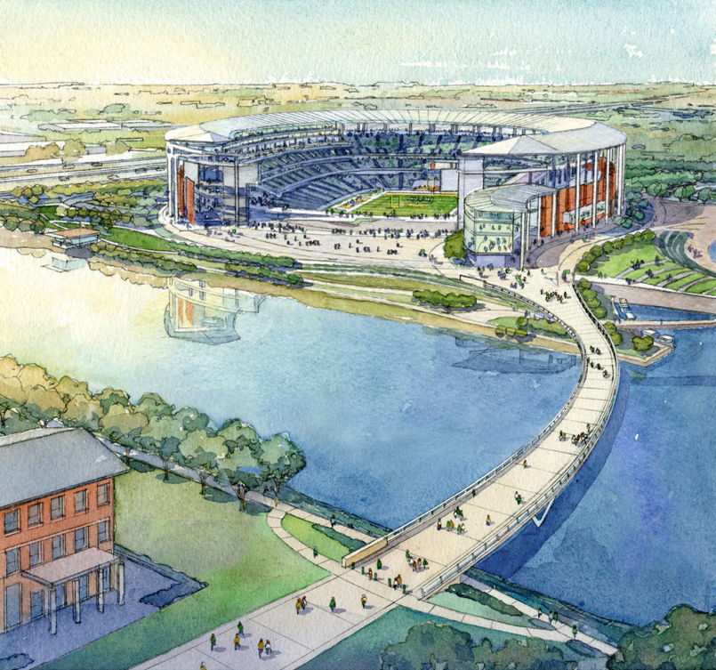 Baylor Stadium rendering