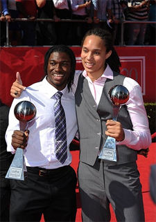 Robert Griffin III and Brittney Griner