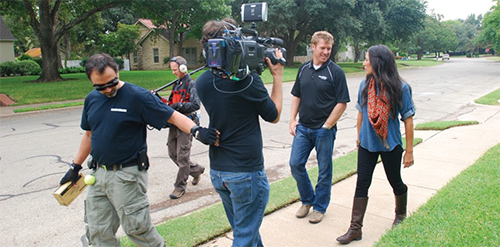 gaines-may13 HGTV crew films Chip and Joanna Gaines
