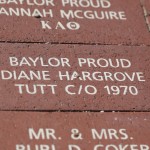 4. Baylor Proud. A total of 245 bricks used this phrase directly; even more made some mention of being proud to be a Bear.
