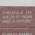 6. Jeremiah 29:11. The most popular Bible verse, this Scripture about the Lord's plans for the future appears on 54 bricks.