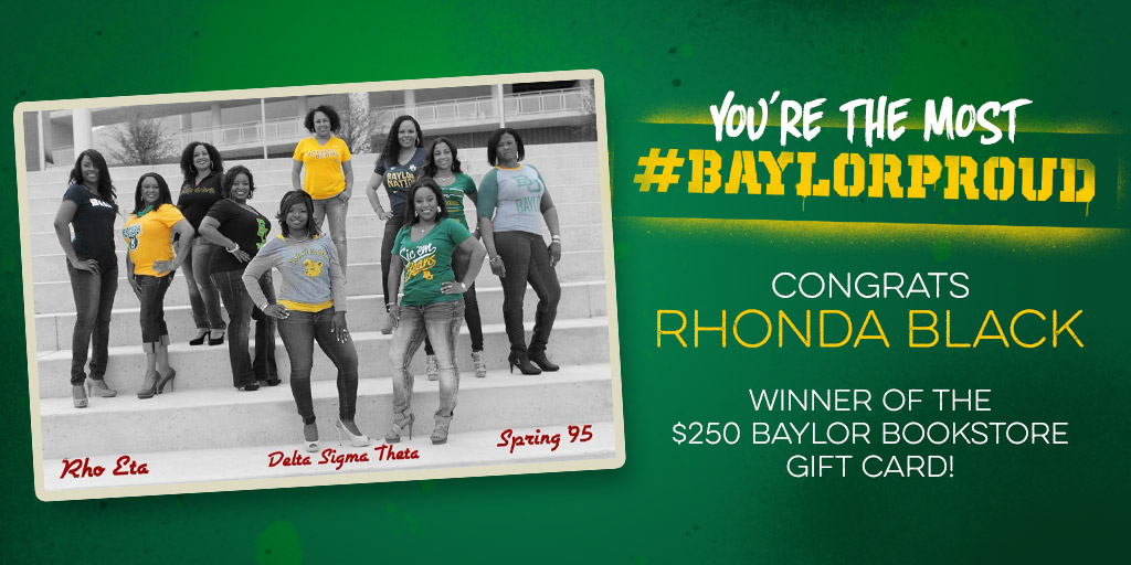 Congrats Rhonda Black!