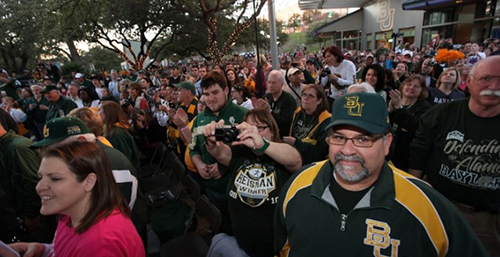 Alamo Bowl pep rally 2011