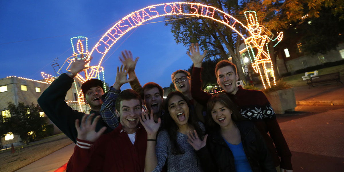 Christmas on 5th Street at Baylor