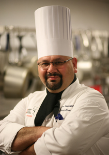 Baylor Faculty Center executive chef Ben Hernandez