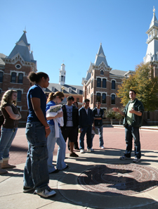 Touring campus