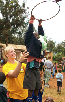 Melissa Jones in Kenya