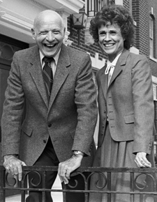 Robert Reid and Ann Miller, Baylor's first Master Teachers