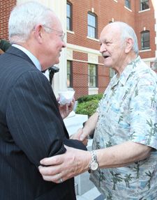President Ken Starr with professor Dr. Bill Hillis