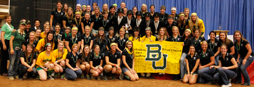 2011-12 Baylor equestrian team