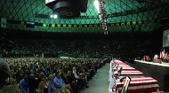 Ferrell Center, site of ceremony for West firefighters