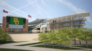 Baylor Stadium with alumni event center