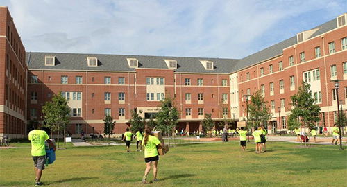 Students move in at East Village