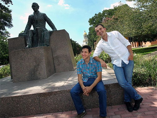 Amjad Dabi and Andrey Mukaddasi at Baylor University