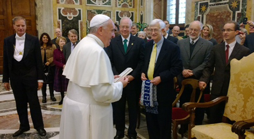 Pope Francis, Baylor University President Ken Starr and others