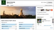 Baylor's LinkedIn page offers something for students and alumni