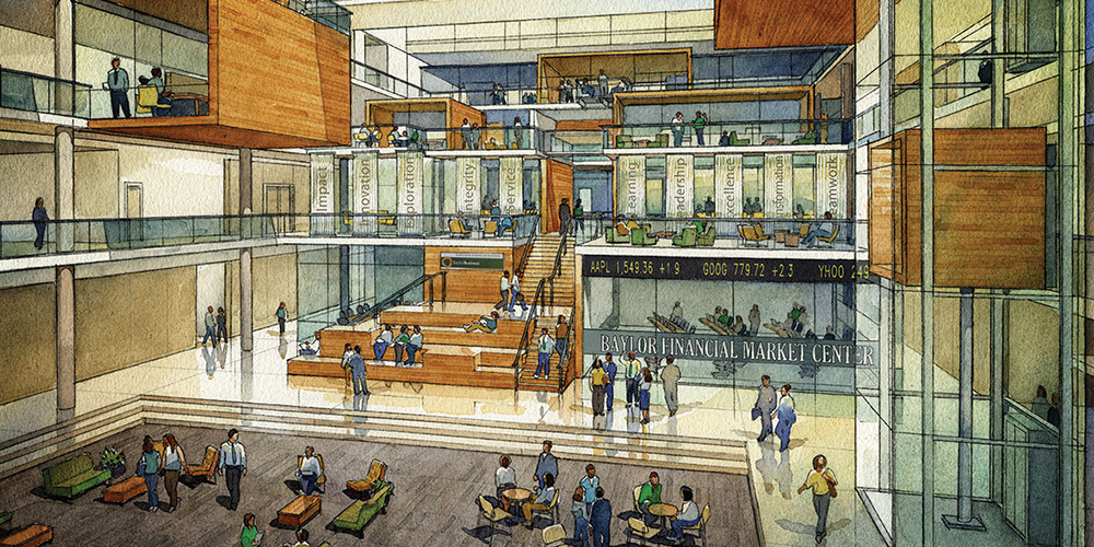 Foster business campus rendering