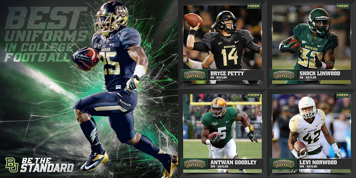 Baylor: Best uniforms in college football