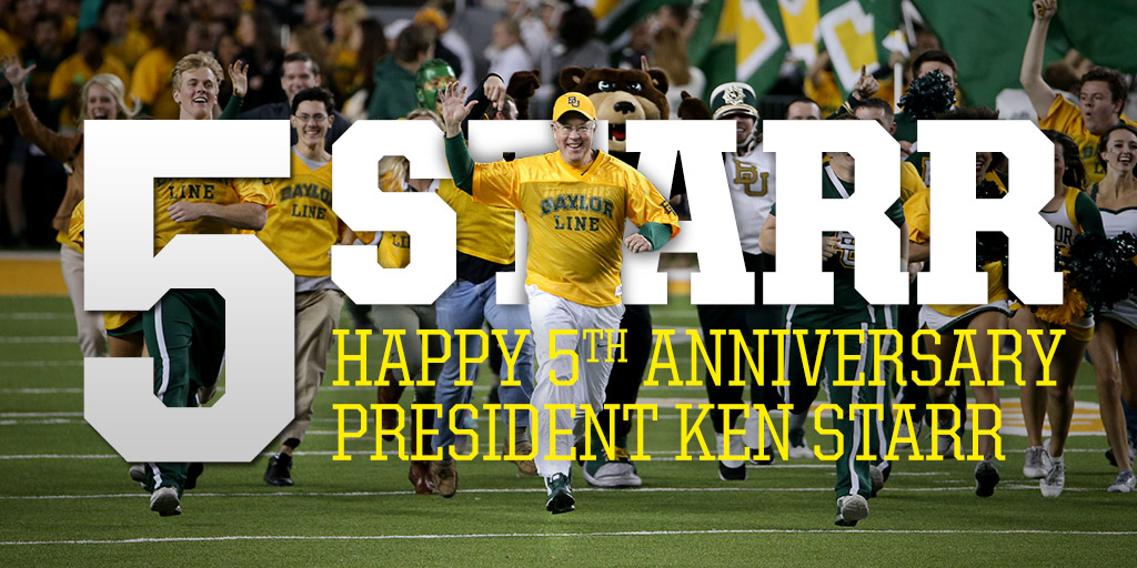 Happy 5th anniversary, President Starr!