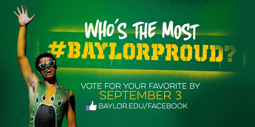 Who's the most #BaylorProud?