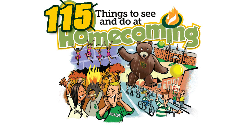 115 things to see and do at Baylor Homecoming
