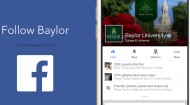 Show your Baylor pride by following BU on social media
