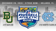 Florida for the holidays: Baylor to face UNC in Orlando