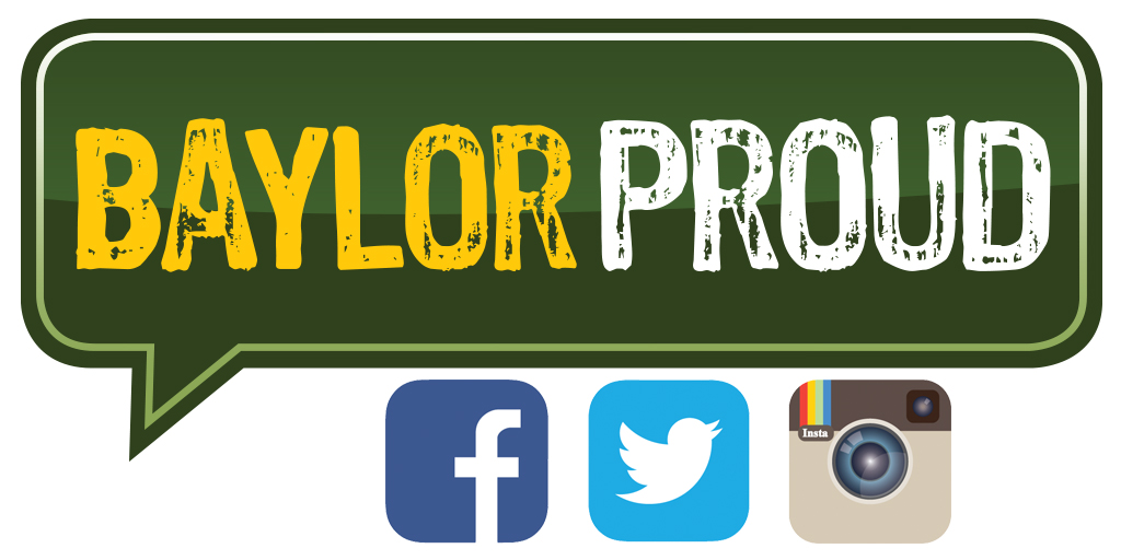 Be BaylorProud on social media