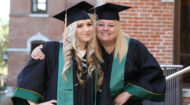 Mother-daughter pair received their Baylor diplomas together at Winter Commencement