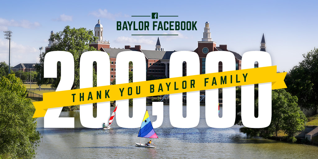 Baylor Facebook hits 200,000 followers