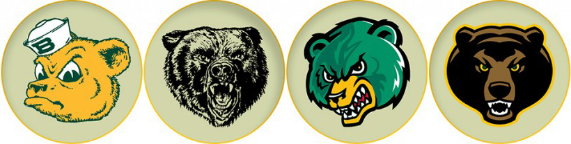 Baylor's four bear logos