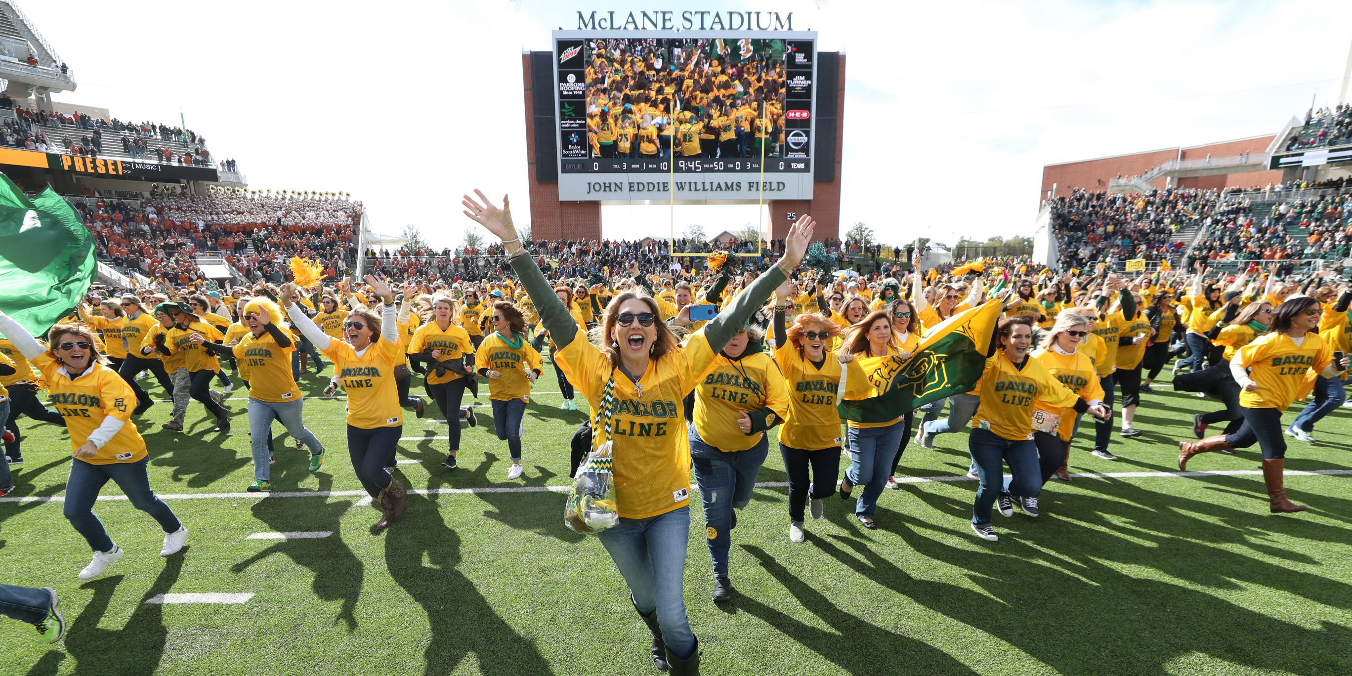 Baylorproud Alumnae From 1974 98 At Last Get To Run The Baylor Line