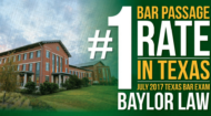 Baylor Law students again lead Texas in bar exam pass rate