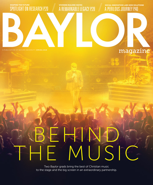 Baylor Magazine, Spring 2018 cover