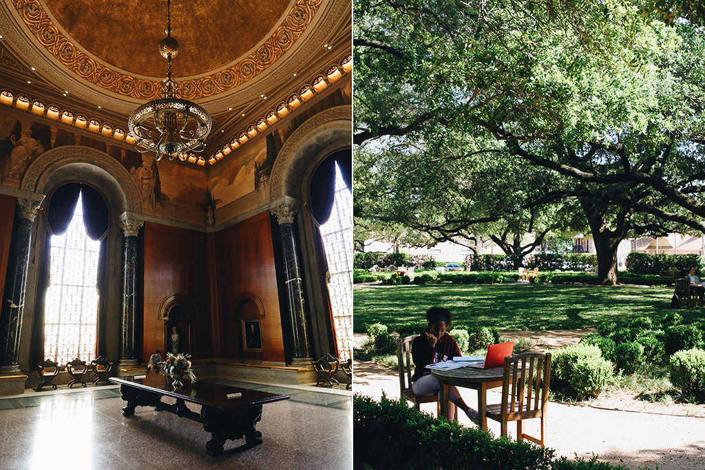 Baylor's Armstrong Browning Library and Garden of Contentment
