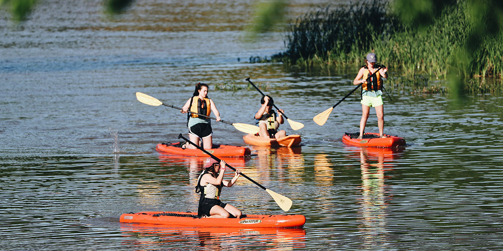 Kayaking the Brazos River