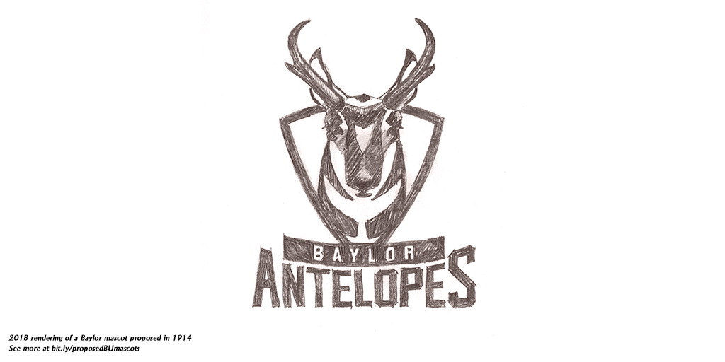 Baylor Antelopes "what if?" mascot rendering