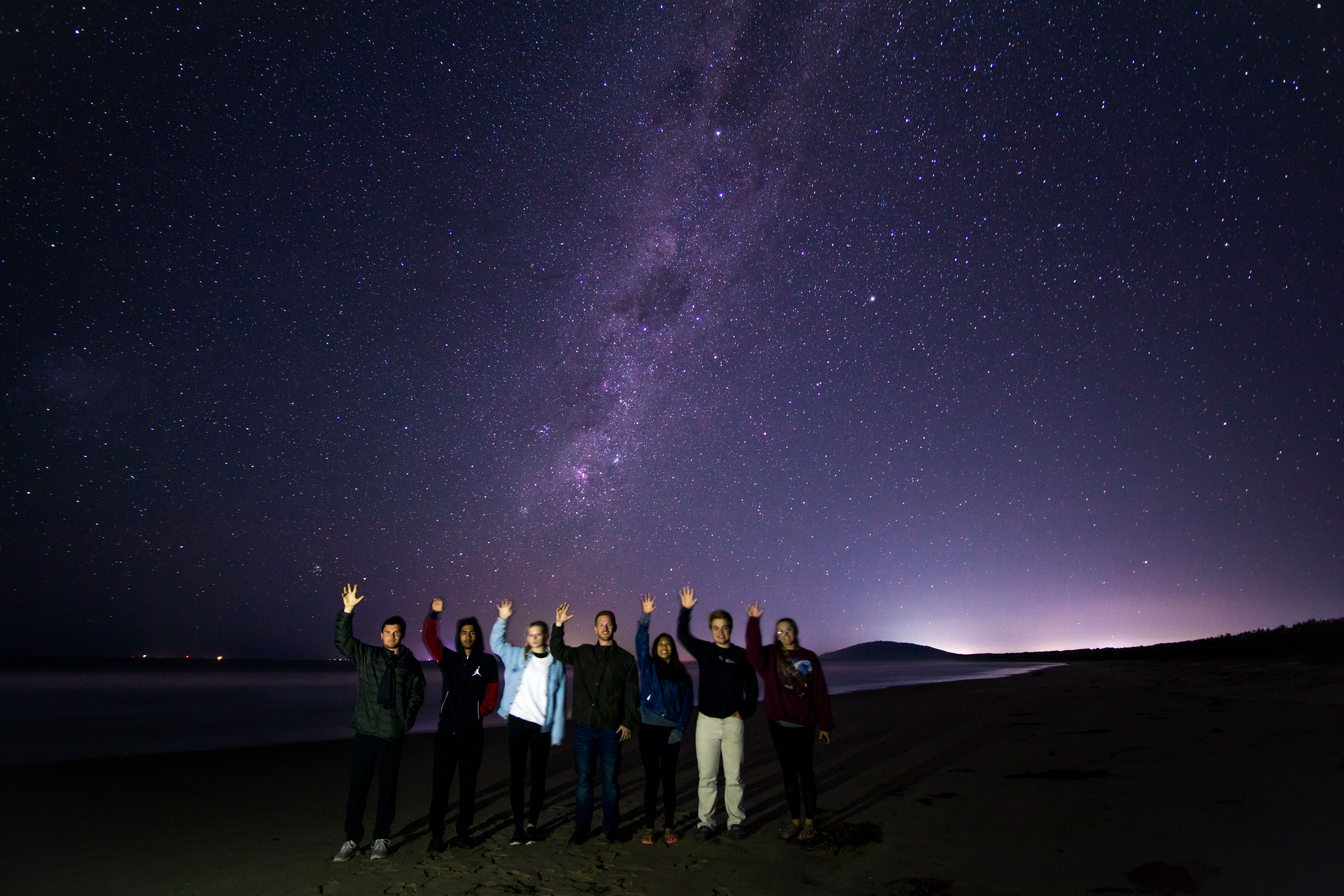 1st place, Bears Abroad -- "As Long as the Stars Shall Shine," by Cole Riel (junior, finance) -- Seven Mile Beach, Australia
