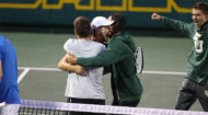 Baylor men’s tennis completes undefeated home season, rolls into Elite Eight