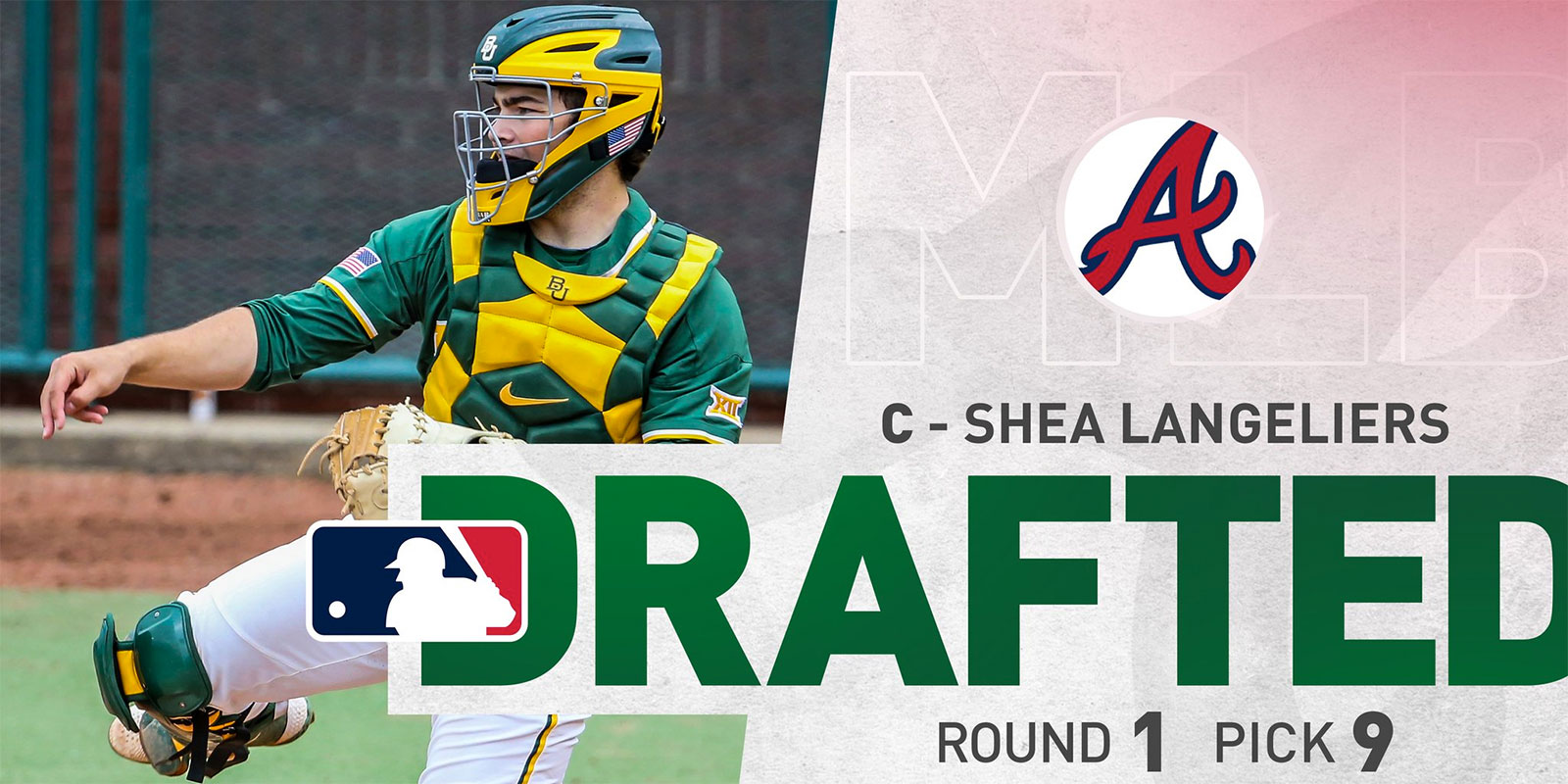 graphic: Shea Langeliers drafted 9th overall by Atlanta Braves