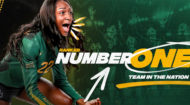 Baylor volleyball ranked No. 1 nationally for first time in program history