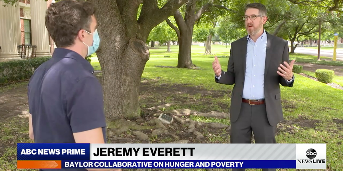 ABC News interviews Baylor's Jeremy Everett