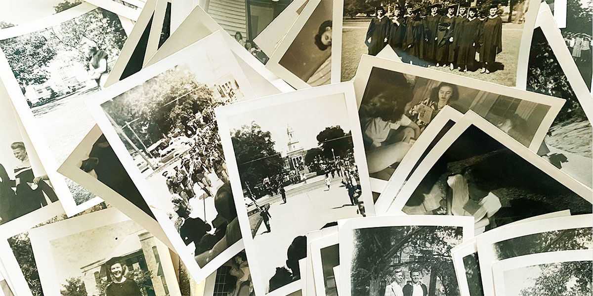 A mass of old photos of Baylor