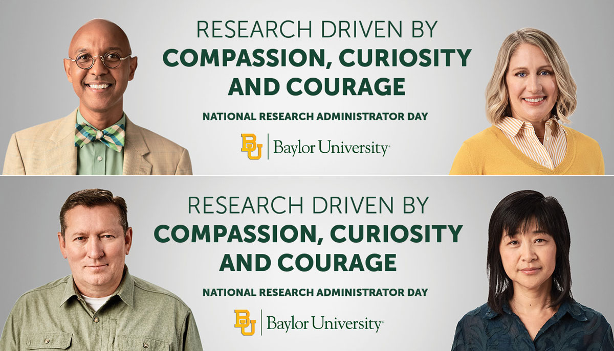 Two of the Baylor billboards celebrating research