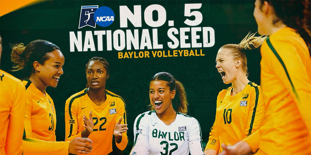 Baylor volleyball graphic