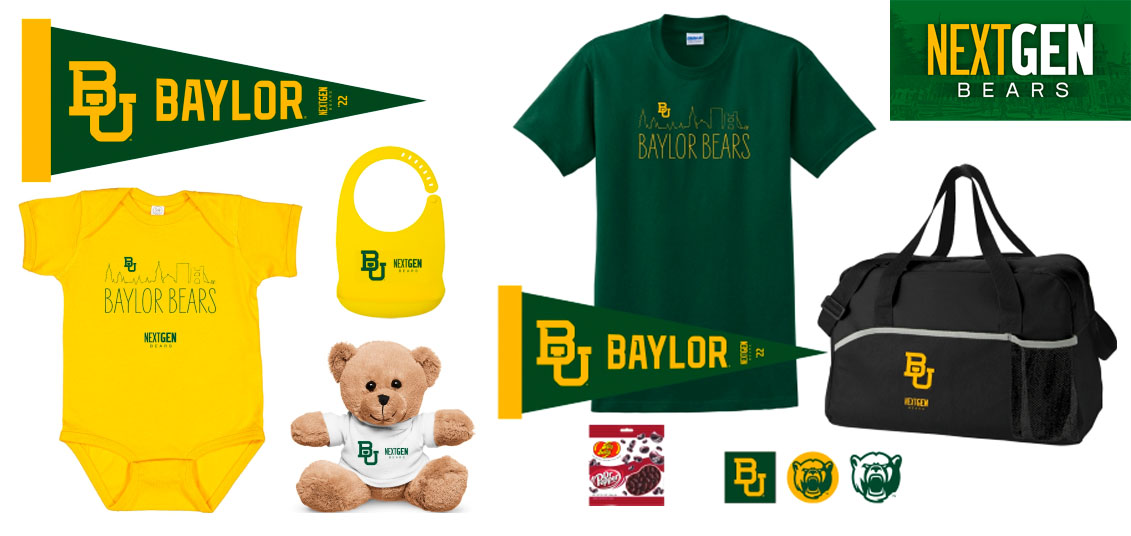 Examples of the gear found in the Baylor NextGen spirit boxes