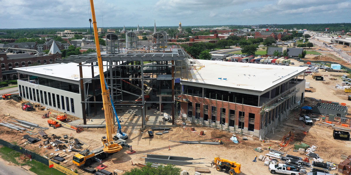 Hurd Welcome Center going up fast; set to open Summer 2023