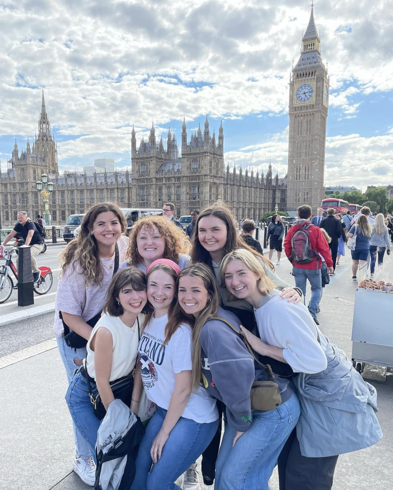 Baylor students in London